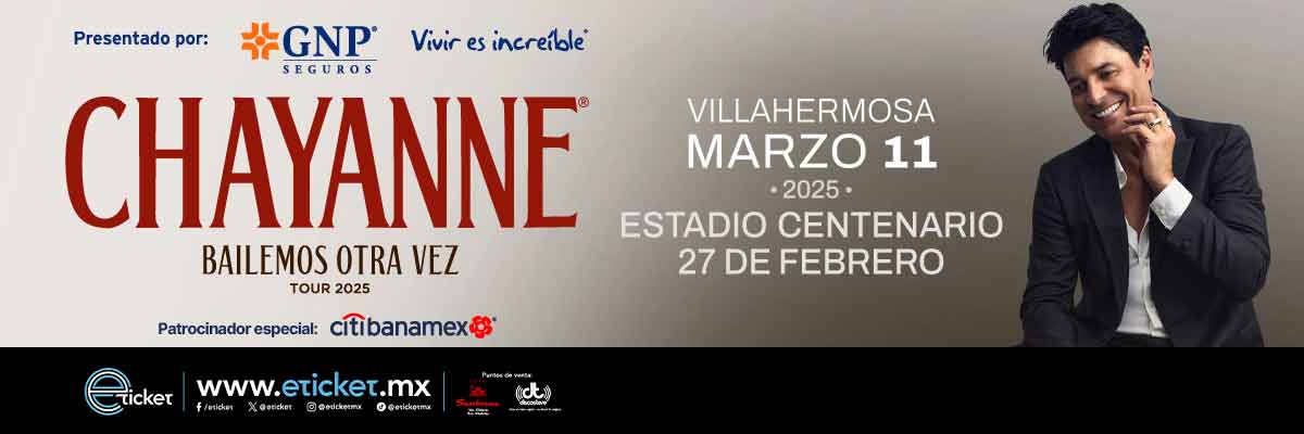 CHAYANNE TOUR - BAILEMOS OTRA VEZ TOUR 2025